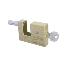 Candado para Cortina Metálica  9 / Llave PH-52 para 5 pernos de combinación / Cuerpo de Latón.