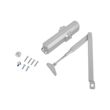 Cierrapuertas Fuerza 4/ Para puertas de hasta 1100 mm de Ancho/ Color Plata /Certificación UL