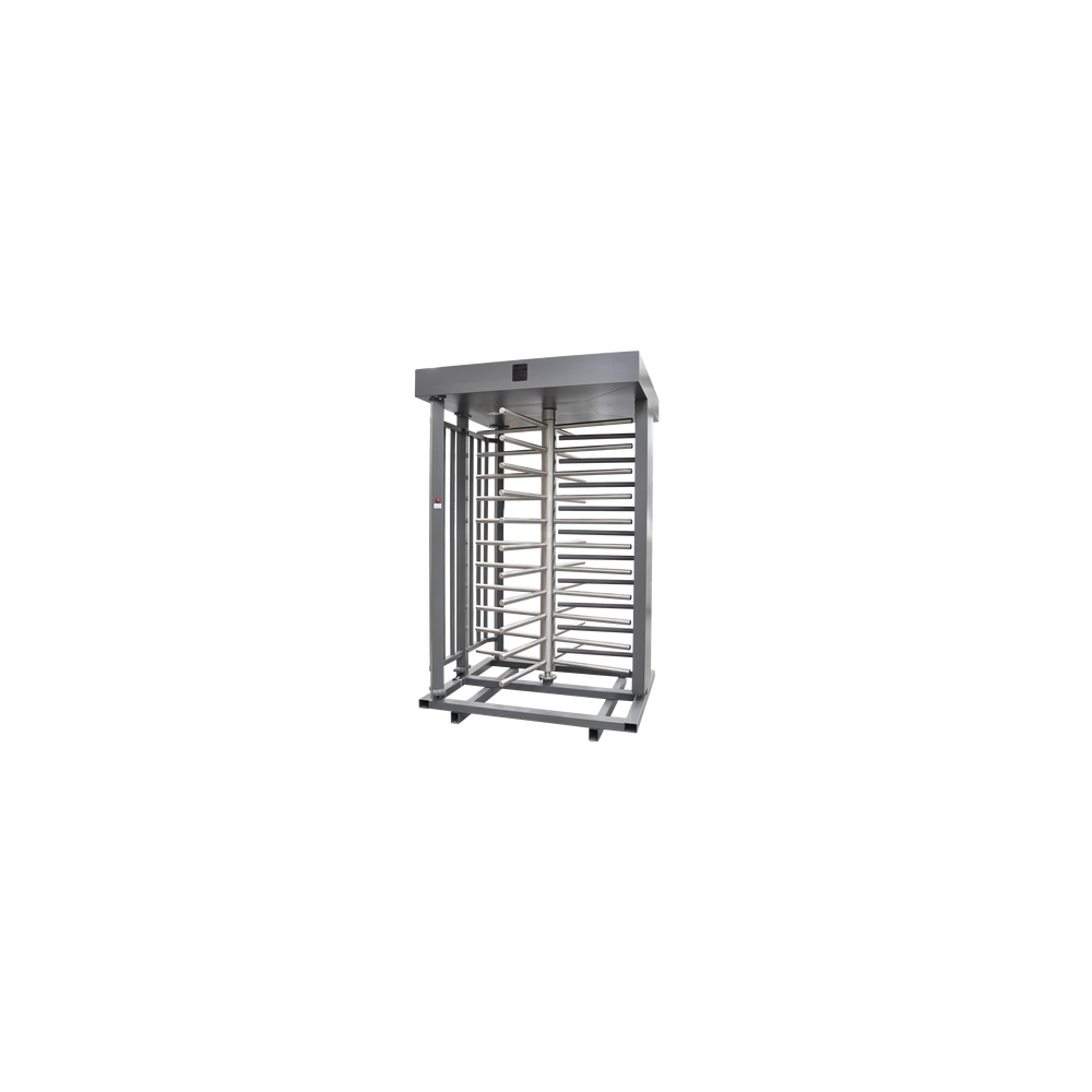 Torniquete Sencillo / Cuerpo Completo / Interior/Exterior / 100% Acero con Pintura Gris / EJE CENTRAL de Acero Inoxidable /Acaba