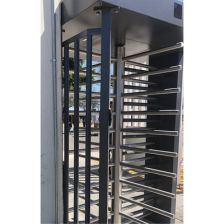 Torniquete Sencillo / Cuerpo Completo / Interior/Exterior / 100% Acero con Pintura Gris / EJE CENTRAL de Acero Inoxidable /Acaba