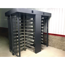 Torniquete Doble / Cuerpo Completo / Interior/Exterior / 100% Acero con Pintura Gris / EJE CENTRAL de Acero Inoxidable / Acabado