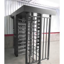 Torniquete Doble / Cuerpo Completo / Interior/Exterior / 100% Acero con Pintura Gris / EJE CENTRAL de Acero Inoxidable / Acabado