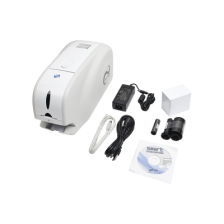 kit impresora de tarjetas PVC/ Una Cara / Incluye Cinta Full Color, Software, 100 tarjetas PVC, Kit limpieza