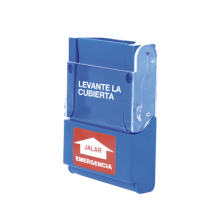 Estación manual de Emergencia / Policarbonato Alta Resistencia / 2 Años Garantia