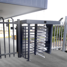 Torniquete Sencillo / Cuerpo Completo / Interior/Exterior / 100% Acero con Pintura Gris / EJE CENTRAL con Pintura Gris / Acabado