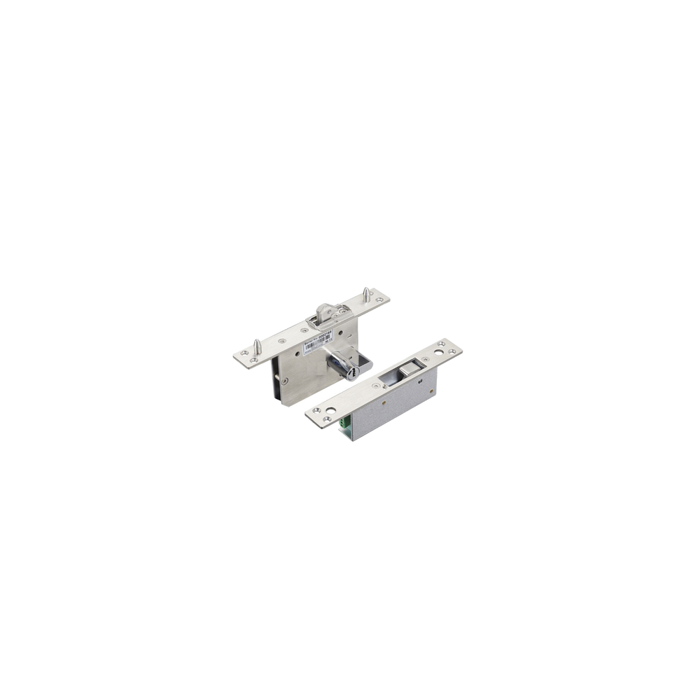 Cerradura eléctrica para puertas corredizas tipo gancho / apertura con llave ambos lados / Abierto en caso de falla/ IP65