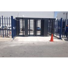 Torniquete Doble / Cuerpo Completo / Interior/Exterior / 100% Acero con Pintura Gris / EJE CENTRAL con Pintura Gris / Acabado de