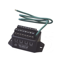 Protector para lazo de 4 pares, para aplicaciones de lectores con formato wiegand : 2 de alimentación de 12 / 24 Vcc, 1 de dato