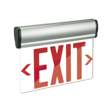 Señal de salida luminosa, una cara, color rojo