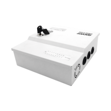 Fuente de Poder Profesional de 12 Vcc @ 20 A / Soporta 18 Cámaras / Capacidad de Batería de Respaldo (No Incluida) / Voltaje d