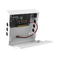 Fuente de Poder Profesional de 12 Vcc @ 4 A / Soporta 4 Cámaras / Capacidad de Batería de Respaldo (No Incluída) / Voltaje de