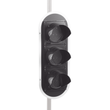 Semáforo / Señalización Rojo, Verde y Amarillo / Diametro 200mm / LED / 110vca.