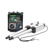 Kit de brazos para automatizar portones vehiculares abatibles de 2 hojas/ 3 Mts / 300 Kg / Uso solo residencial / Compatible con