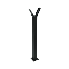 Descansa brazo para plumas de barrera vehicular