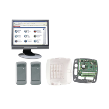 Kit de Control de Acceso con Controlador NETAXS(Interfaz WEB para 2 Puertas) / 2 Lectoras