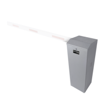 Barrera vehicular izquierda / Soporta brazo de hasta 3 m / Apertura en 1.5 s /Final de carrera ajustable por programación / Mov