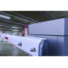 Barrera vehicular izquierda / Soporta brazo de hasta 3 m / Apertura en 1.5 s /Final de carrera ajustable por programación / Mov