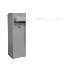 Barrera vehicular izquierda / Soporta brazo de hasta 3 m / Apertura en 1.5 s /Final de carrera ajustable por programación / Mov