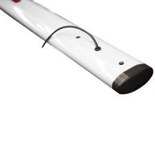 Mástil recto iluminación LED ROJO/VERDE  compatible con barreras Industrial by AccessPRO