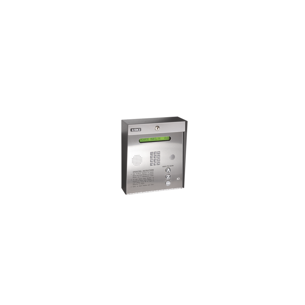 Control de acceso /Gabinete para sobreponer / 2 puertas / 3000 números telefónicos / 11 digitos / Directorio en pantalla / Lin