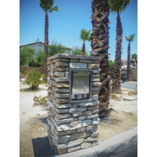 Control de acceso /Gabinete para sobreponer / 2 puertas / 3000 números telefónicos / 11 digitos / Directorio en pantalla / Lin