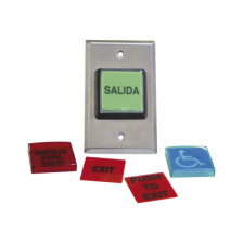 Botón de Salida / MÚLTIPLES Placas/ Luz LED /2 Años Garantia