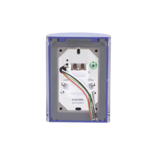 ​Botón Multipropósito, Color Azul, De Superficie, Con Tapa De Policarbonato, Con Bocina Pre Alarma, Solo Interior, Llave Par