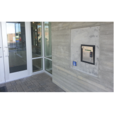 Control de acceso / Gabinete empotrable / 2 puertas / 3000 números telefónicos / 11 dígitos / Directorio en pantalla / Lineas