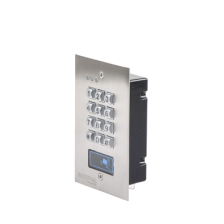 Teclado Exterior/Interior Antivandálico, 3 Relevadores, Salida Wiegand, 1200 Usuarios, Lector de Proximidad, Empotrable