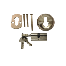 Cerradura de embutir auxiliar de bulones, sin resbalón y escudo E300L.