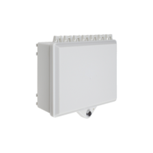 Gabinete de Policarbonato Blanco Súper Resistente, para Uso en Interior o Exterior, Cerradura con Llave