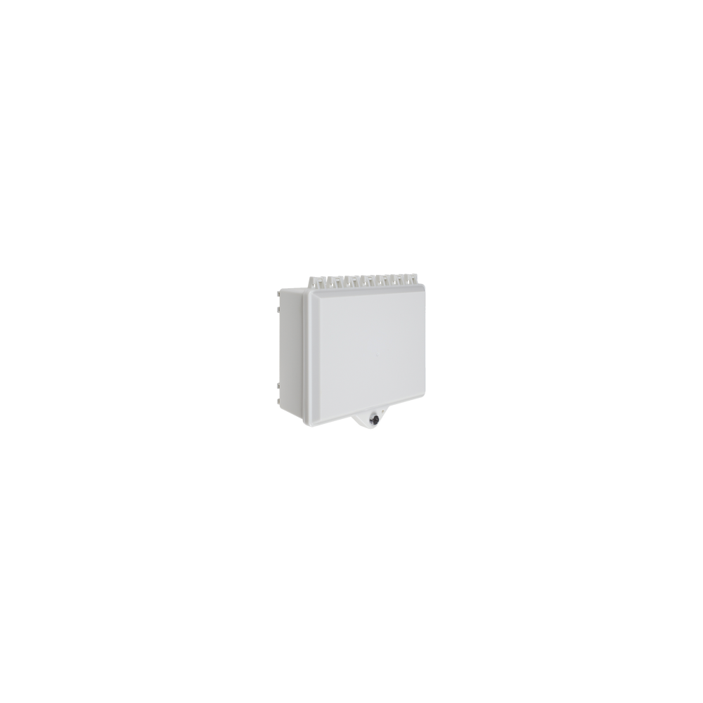 Gabinete de Policarbonato Blanco Súper Resistente, para Uso en Interior o Exterior, Cerradura con Llave