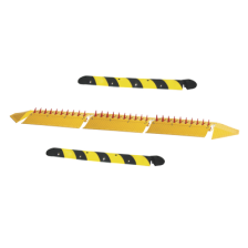 Kit de picos ponchallantas autónomo / Carriles de 3.2 M / No requiere barrera / FACIL INSTALACION / Incluye topes y tornilleria