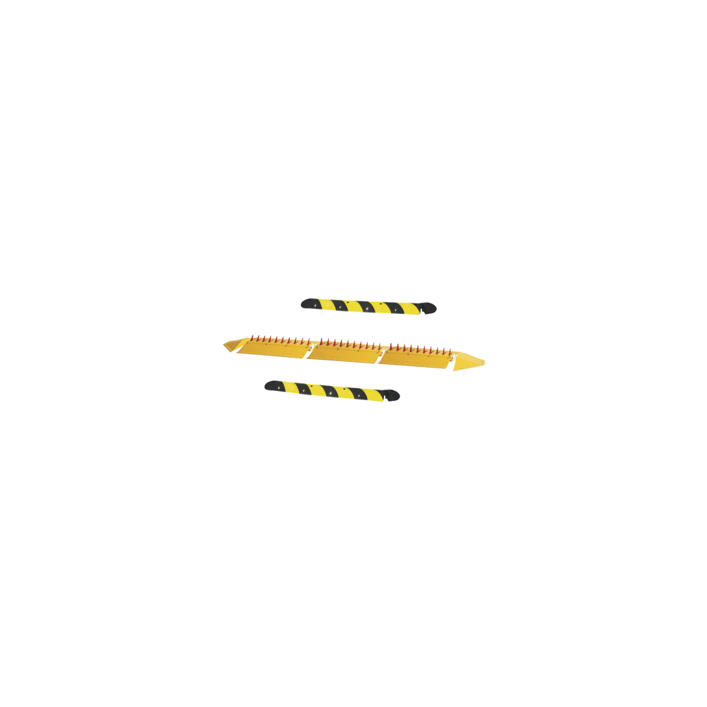 Kit de picos ponchallantas autónomo / Carriles de 3.2 M / No requiere barrera / FACIL INSTALACION / Incluye topes y tornilleria