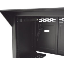 Escritorio Estación Mobiliaria Profesional de Monitoreo y Control / Videovigilancia / Acceso / Alarmas / Etc... / Metal Negro y