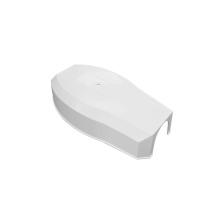 Refacción para 1601/1603 / Tapa plástica para enganche de mástil / Color Blanco