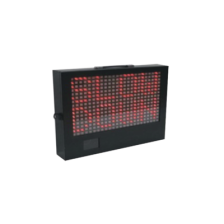 Radar de velocidad con mensaje de advertencia