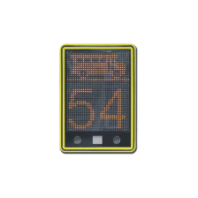 Radar de velocidad de 3 dígitos con mensajes variables y confgurables