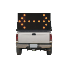 Tablero de señalización doble para montaje en pick up