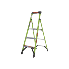 Escalera de Aluminio + Fibra de Vidrio de 1.5m con Soporte para Herramienta. !La Más Liviana del Mundo! (SKU 15365-001).