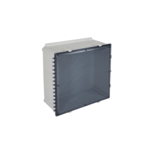 Caja De Policarbonato Con Puerta Tintada, 24"Hx24"Wx10"D, IP66, Uso Interior Exterior, Listado UL/cUL
