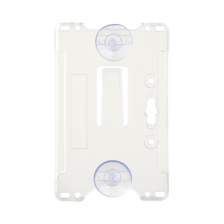 Porta tarjeta de plastico ABS / Transparente / Compatible con tarjetas ACCESSCARDEPC / PROCARDX o Formato CR80