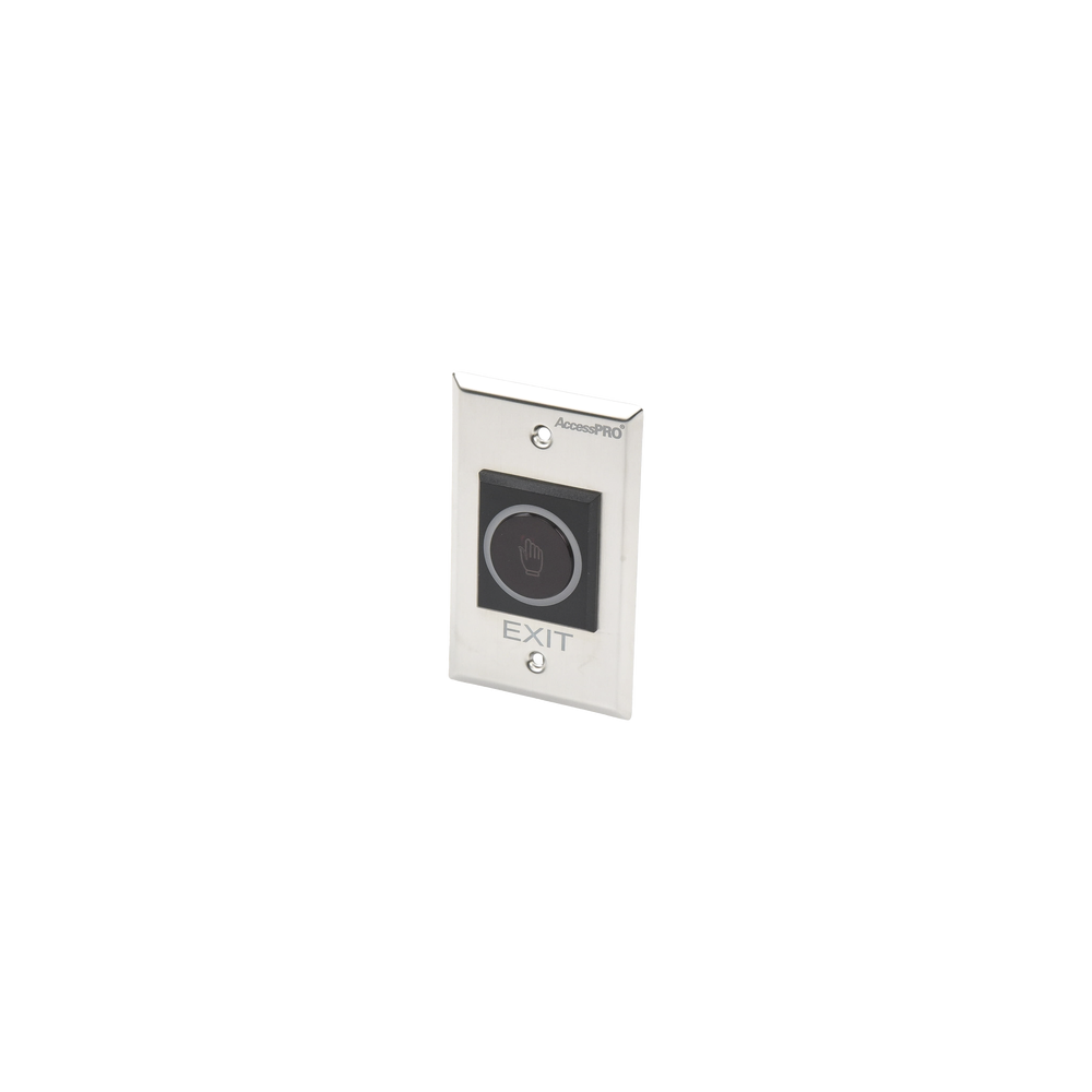 Botón de Salida sin Contacto/ Sensor IR / Iluminado / Normalmente Abierto y Cerrado / Distancia Ajustable de Detección