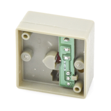 Botón de Pánico a Prueba de Fuego / Restablecimiento con Llave / Tamaño Compacto para Fácil Instalación