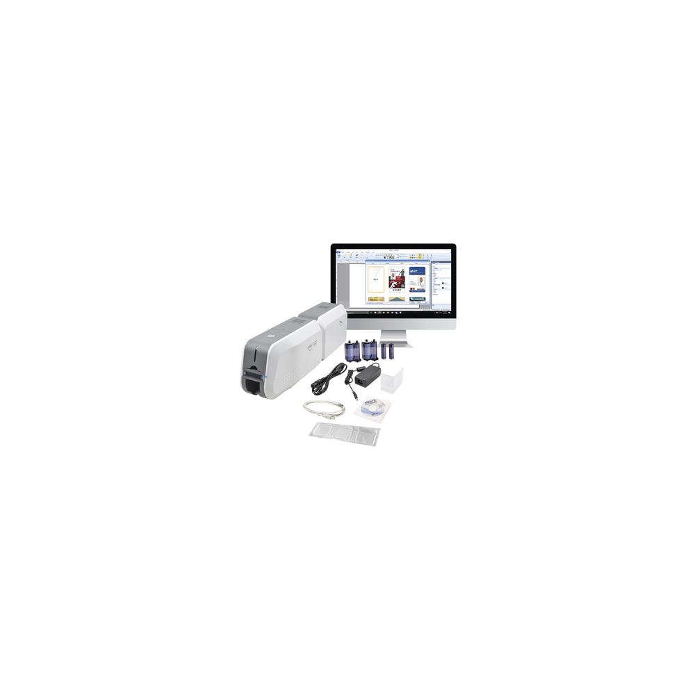Kit Impresora SMART51L / Con Laminador /DOBLE Lado/3 Años Garantia / Incluye 2 x  RibbonColor / 100 tarjetas PVC/ 1 Cinta de Li