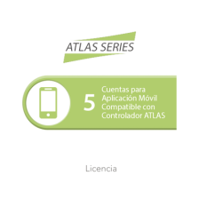 Licencia de 5 cuentas para aplicación Móvil compatible con controlador ATLAS