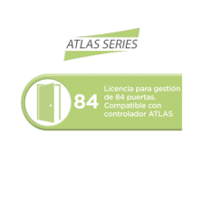 Licencia para 84 puertas compatible con controlador ATLAS