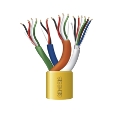 Carrete de Cable de 305 Metros / Color Amarillo / Compuesto por  6 x 22 AWG blindado, 4 x 18 AWG, 4 x 22 AWG, y 2 x 22 AWG / Par