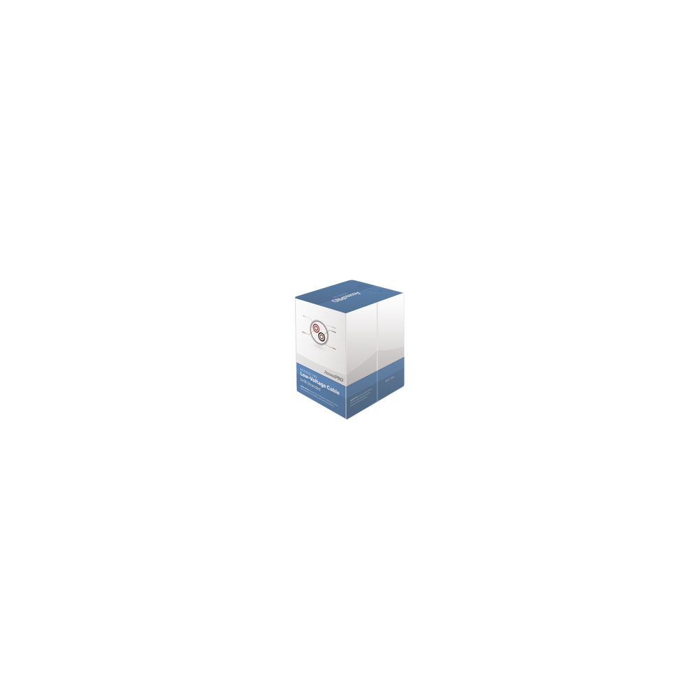 Bobina de 305 metros, con 2 cables calibre 18, FRPVC, CM, para aplicaciones en control de acceso