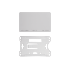 Kit de  Tag UHF tipo Tarjeta para lectoras de largo alcance 900 MHZ / EPC GEN 2 / ISO 18000 6C / No imprimible / Incluye porta t